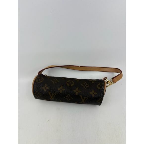 Louis Vuitton Pochette Papillon Mini Top Handle Hand Bag Monogram Leather Brown - Picture 5 of 8